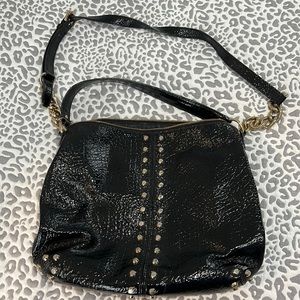 Michael kors studded patent leather purse